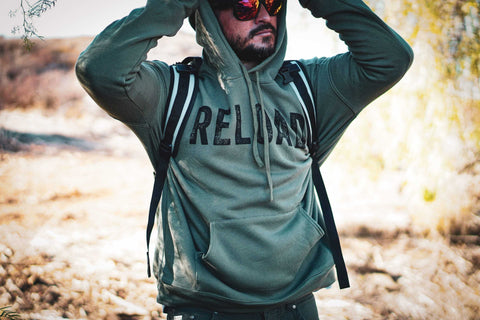 RELOAD Pullover Hoodie - Army Green