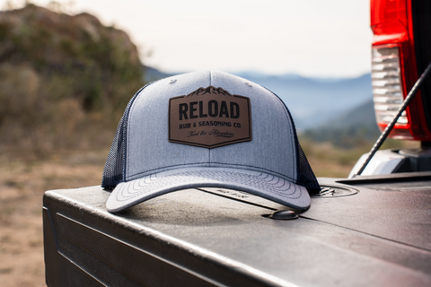 Feed the Adventure Leather Patch Hat