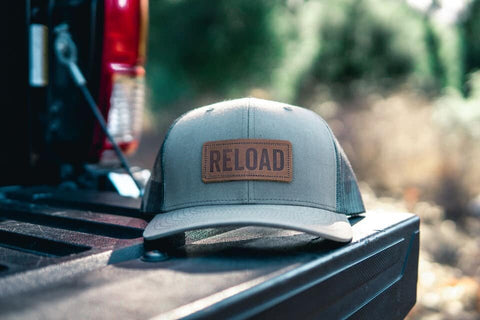 RELOAD Camo Mesh Leather Patch Hat