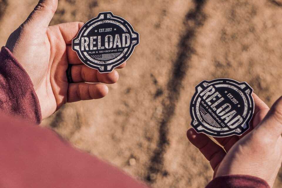RELOAD die cut sticker – ReloadRub